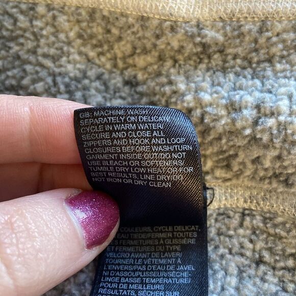 The North Face Gray & White Heathered Crescent Full Zip Hoodie Jacket Sz Medium - Picture 9 of 10